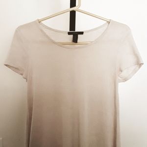 FOREVER 21 LADIES BEIGE DRESS. SIZE M